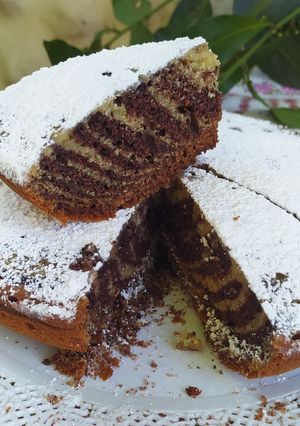 Una foto de Torta  / Bizcochuelo Cebra en Sartén o Essen