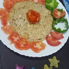 Chicken cheese white keema A picture of Chicken cheese white keema.