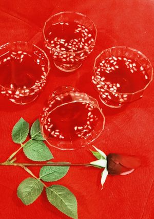 عکسی از دستور ژله،دونه اناری🍬