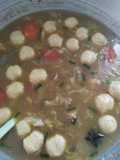 Sup ayam Plus bebola ayam