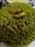 Hara bhara (green) pulao