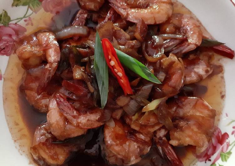Resep Udang goreng saos inggris, Lezat Sekali
