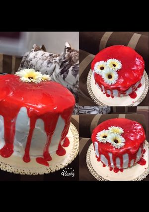 صورة لوصفة كيكة اسفنجية بالمروار