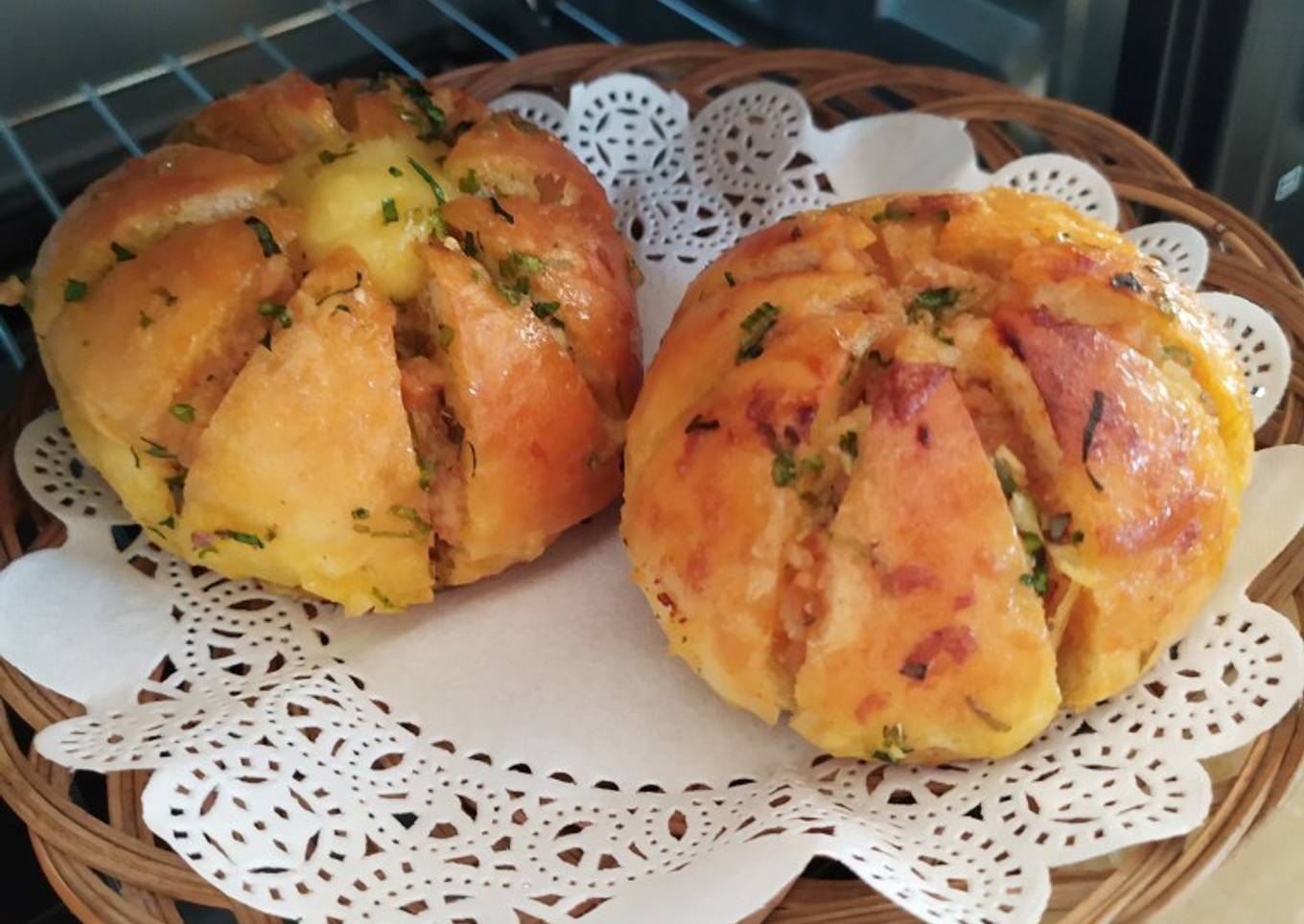 Korean Spicy Chicken Curry Bread