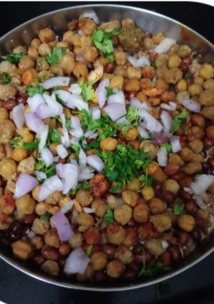 A picture of Kabuli Chana Chaat easy and quick recipe.