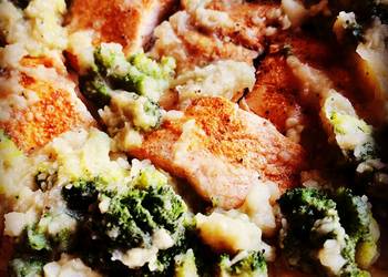 How to Prepare Yummy Instant Pot Salmon with Garlic Potatoes and Broccoli