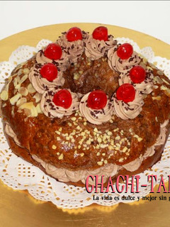 Una foto de Roscón sin gluten con chocolate