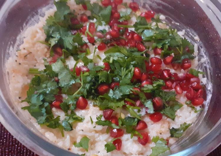 Recipe of Perfect Thayir Sadam (curd rice)