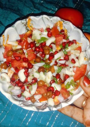 अनार चाट रेसिपी मुख्य फोटो
