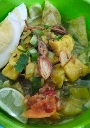 Foto resep Soto Ayam tahu Kuah Kuning