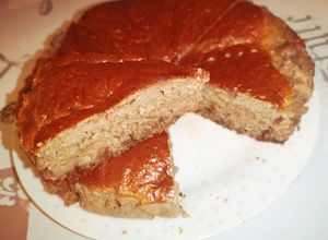 Foto principal de Bizcocho de plátano y avena proteico y fit