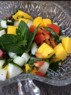A picture of Mango salad.