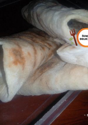 A picture of Shawarma bread.