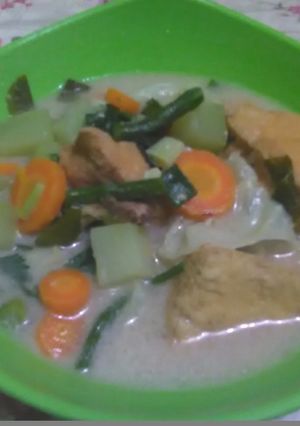 Foto resep Sayur lodeh tahu coklat