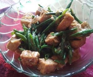 Mudahnya Bikin Tumis kacang panjang tahu tempe Ala Warung Mudahnya Bikin Tumis kacang panjang tahu tempe Ala Warung
