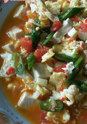 Foto resep Telur Tahu Tumis Tomat