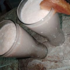 A picture of Creamy Sapota Smoothie.