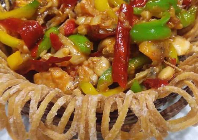 Recipe of Award-winning Sepgahti basket #fastfood