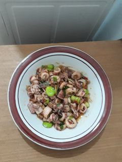 Foto resep Tumis cumi asin pete