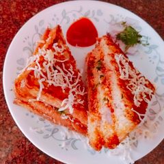 Cheese Chutney Toast Sandwich A picture of Cheese Chutney Toast Sandwich.