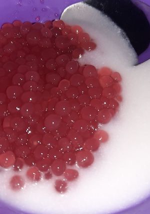Foto resep Sagu Mutiara kuah santan