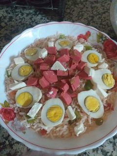 صورة لوصفة سلطة أرز