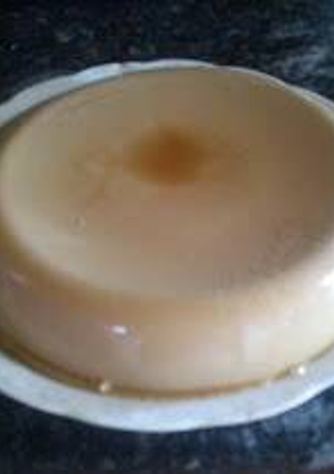 Una foto de Flan de cafe