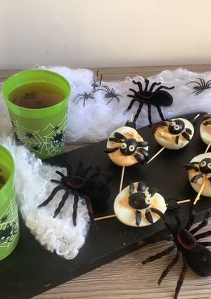 Une photo de 🕸🕷Halloween 🎃 Apéro recette facile 🐾 👻