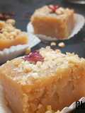 Chana dal barfi(Vegan version)