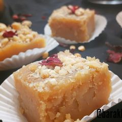 Chana dal barfi(Vegan version) A picture of Chana dal barfi(Vegan version).