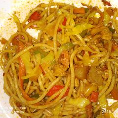 Spaghetti pasta A picture of Spaghetti pasta.