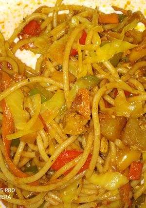 A picture of Spaghetti pasta.
