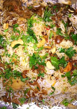 A picture of Bombay Biryani 😊.