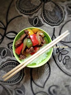 Foto resep Beef rice bowl