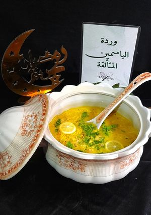 صورة لوصفة شربة بيضاء