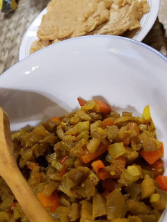 Una foto de Samosas de Verduras al Curry