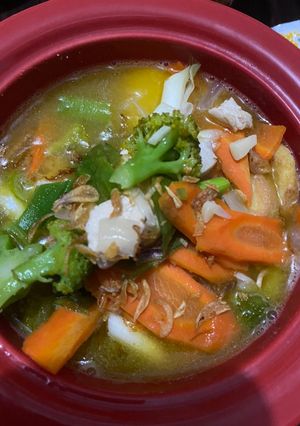 Foto resep Sapo Tahu Ayam Simple