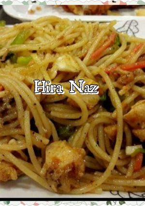 A picture of Chicken Chow Mein.