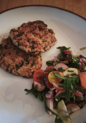 Una foto de Medallones de pollo
