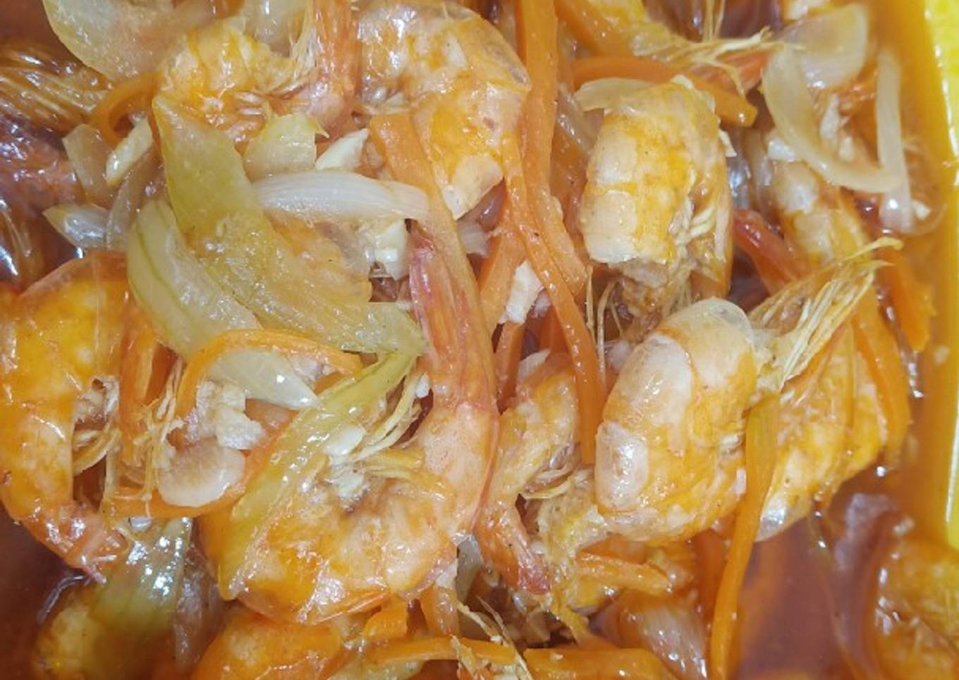 Udang asam manis praktis dan enak