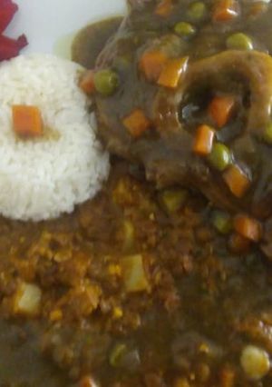 Una foto de Ossobuco de Res a lo Carmelita