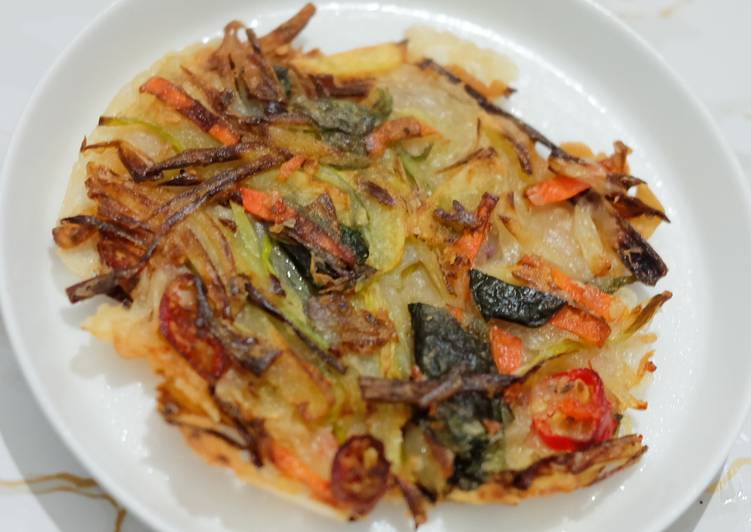 Resep Pajeon 파전 (Pancake Bawang/Pancake Sayur Korea), Bisa Manjain Lidah