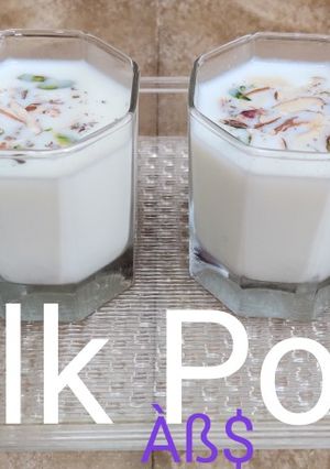 A picture of Milk Rice Flax(Poha) Sharad Poonam Special.