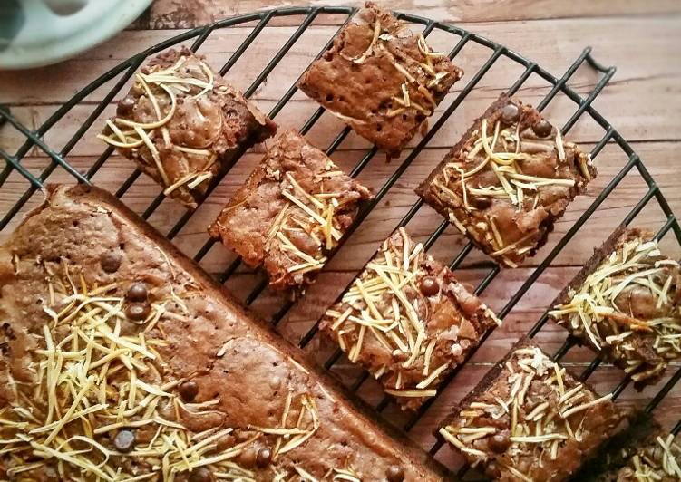 Resep Fudgy Shiny Crust Brownies, Menggugah Selera
