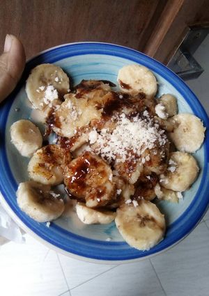 Foto resep Pisang bakar coklat keju mpasi
