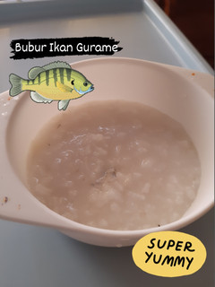 Foto resep Bubur santan ikan Gurame (Mpasi 8m20d)