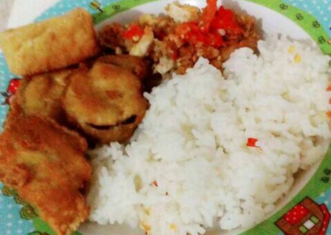 Ayam Geprek Simple 5 minutes