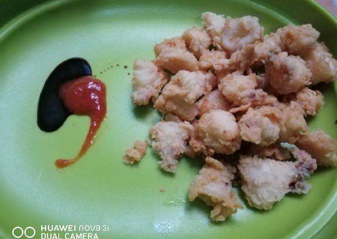 Cumi goreng tepung crispy