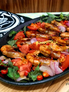 Foto resep 234.Udang Bakar BBQ (Sambal Dabu " kemangi)