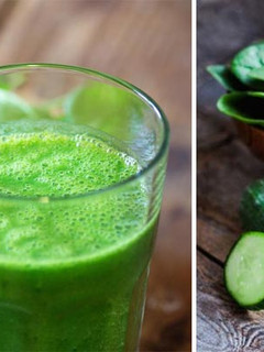 Una foto de Batido verde lleno de energía